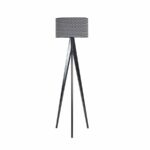 Lusito_ Stojací lampa TRIPOD_Black&White cubist black_dub černý lak (1)