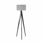 Lusito_ Stojací lampa TRIPOD_Black&White cubist white_dub černý lak (1)
