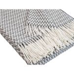 Pléd XS-Zig Zag Grey (2)