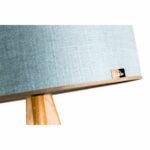 Lusito_ Stojací lampa TRIPOD_Linen aqua_dub natural (2)