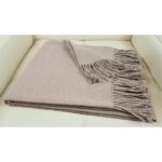 lusito_bavlneny_pled_plain_beige_grau1
