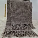 Pléd s příměsí vlny Palmera-R beige-brown 2