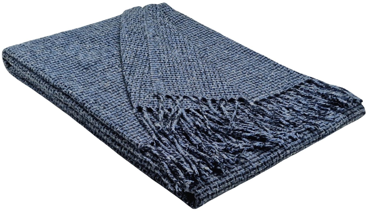Pléd s příměsí vlny Palmera blue-dark blue