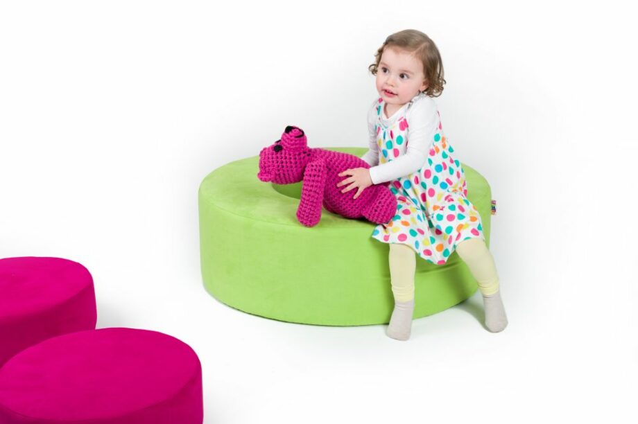 Donut olivová/magenta