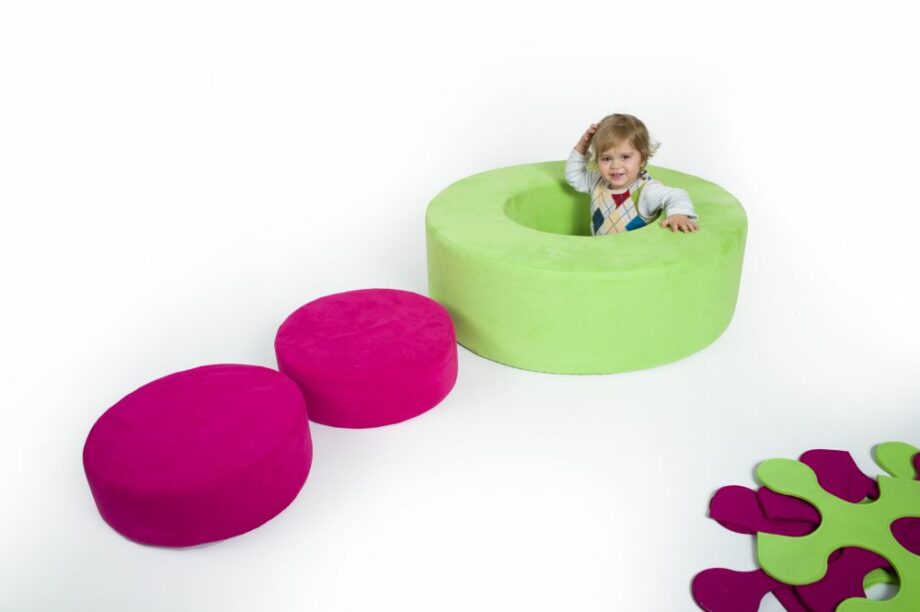 Donut limetka/magenta